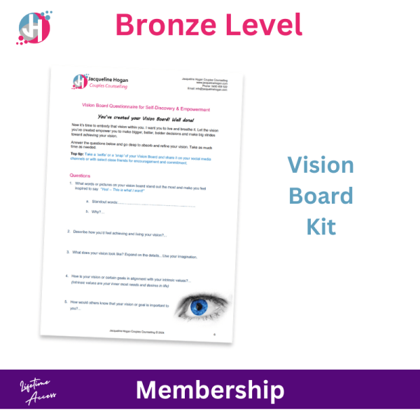 Bronze level - Vision Board Kit