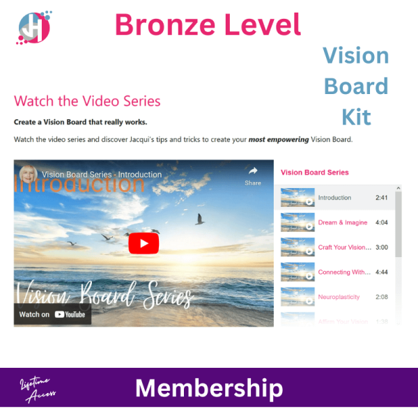 Bronze level - Vision Board Kit